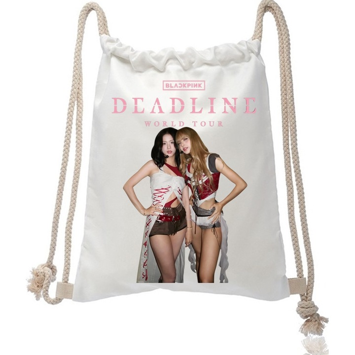 Персонализирана раница blackpink deadline lisa и jisoo, 34 x 44 x 1 см