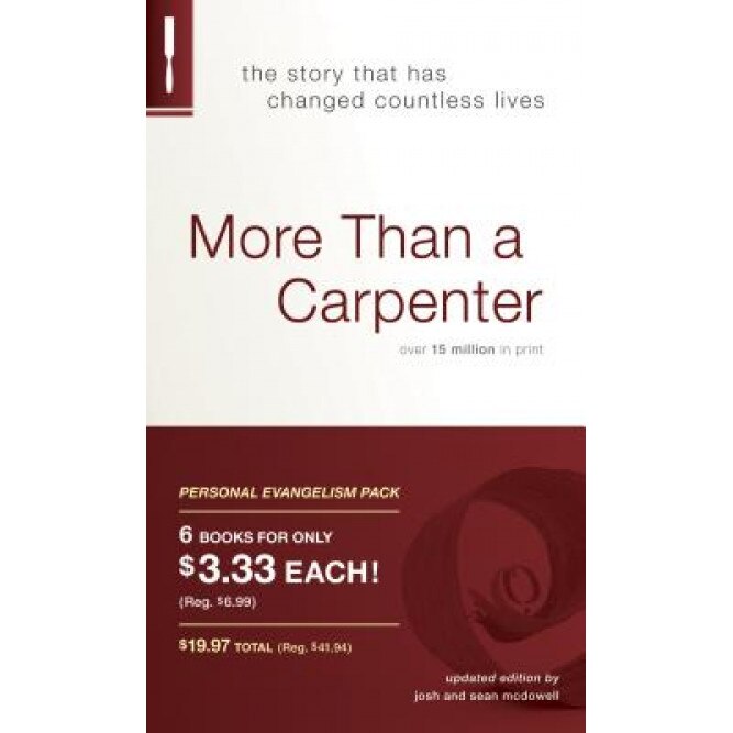 More Than a Carpenter Personal Evangelism, Josh McDowell, Sean McDowell