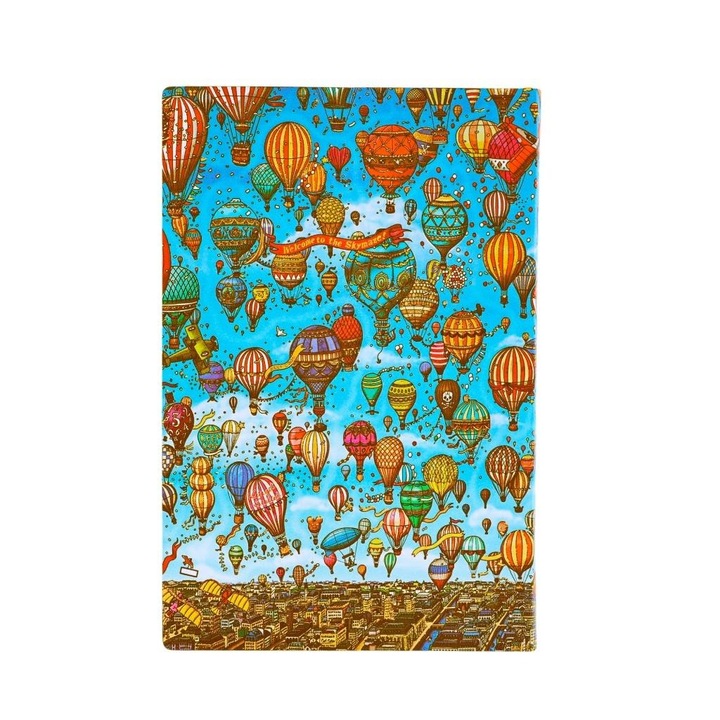 Notatnik Paperblanks, seria Balloon Festival, 208 pagini, 14x9cm