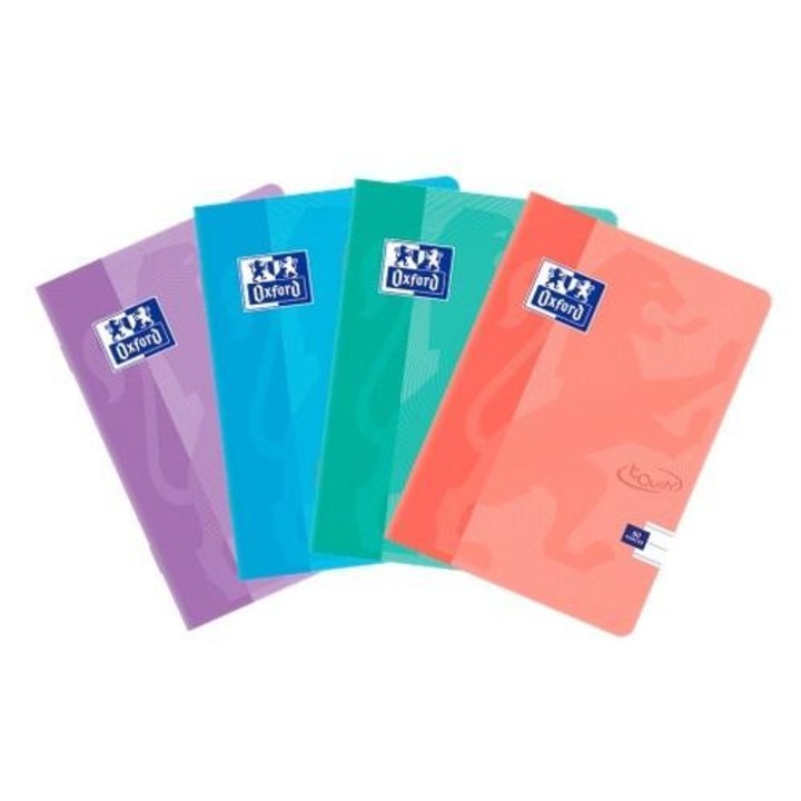 Füzet szett A5/32K, OXFORD, 10 darab, kockás, pasztell