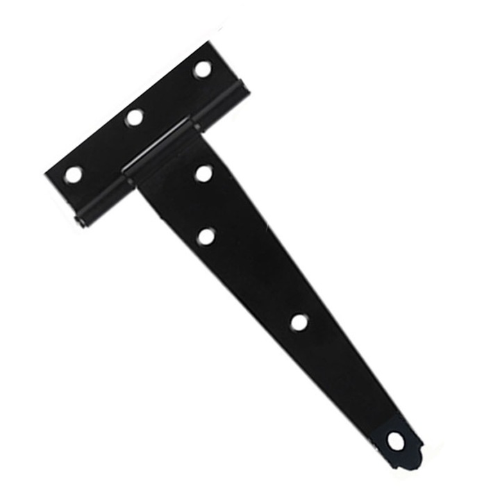 Balamale T, 2 bucati, 3 inch, negru, pentru usi de grajd