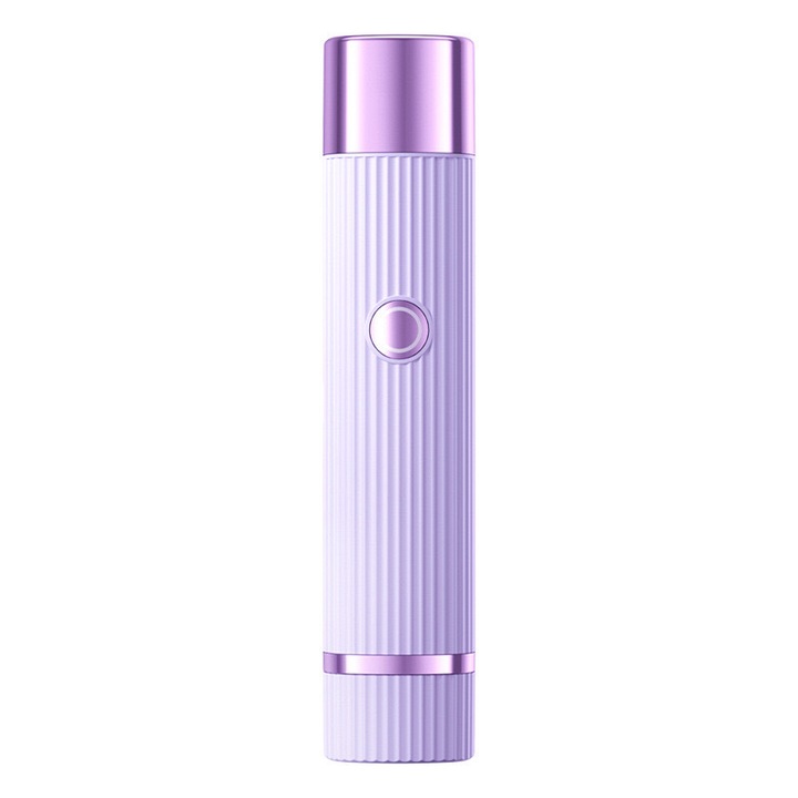 Epilator electric 2 in 1, trimmer si lama rotunda, utilizare umeda si uscata, waterproof, portabil