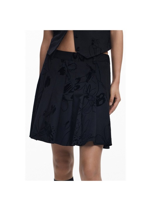 Fusta Desigual 25wwfw10, bleumarin