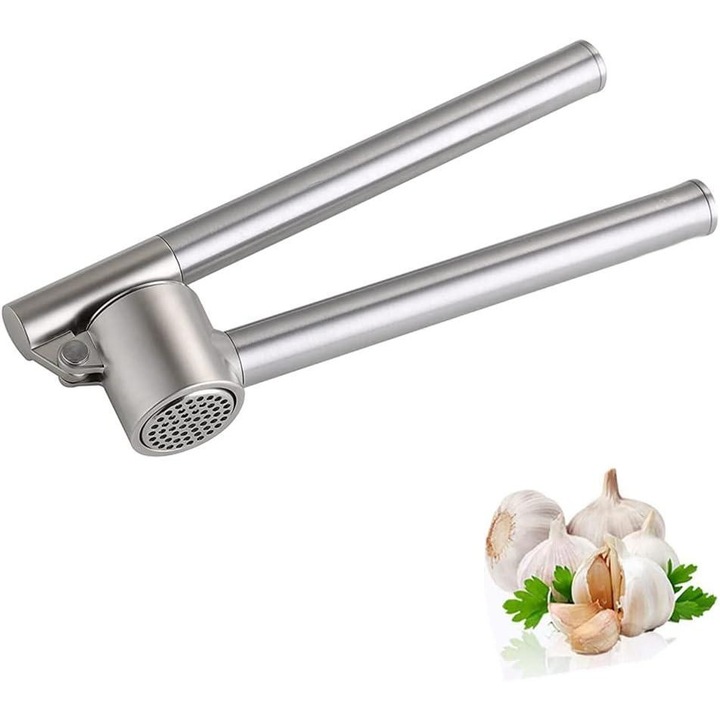 Presa de usturoi din otel inoxidabil 304, set, 7x5cm