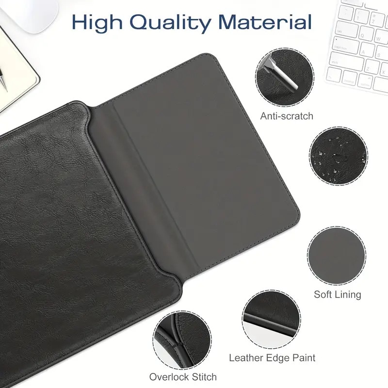 Husa laptop/tablet, 12-13.3 inch, design multifunctional, protectie completa, culoare neagra