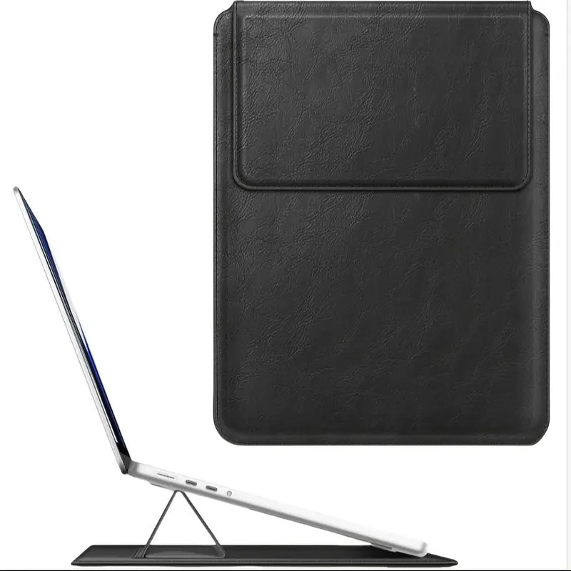 Husa laptop/tablet, 12-13.3 inch, design multifunctional, protectie completa, culoare neagra