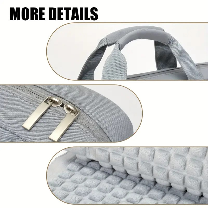 Geanta laptop, model business, compartiment pentru laptop de 14 inch, neagra, set de transport multifunctional