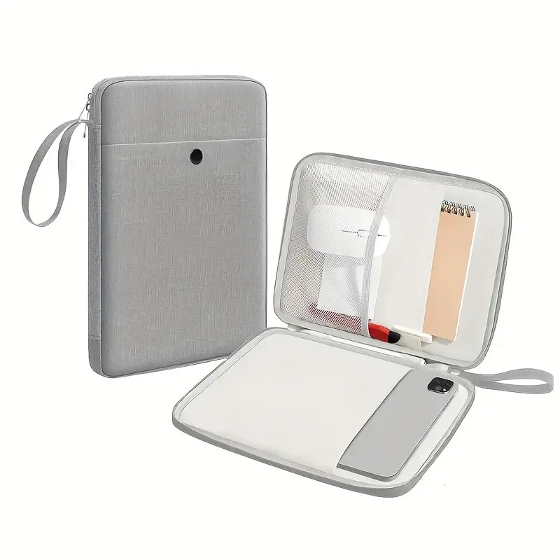 Rucsac laptop, 13 inch, protectie 360°, compartimente pentru tableta, gri