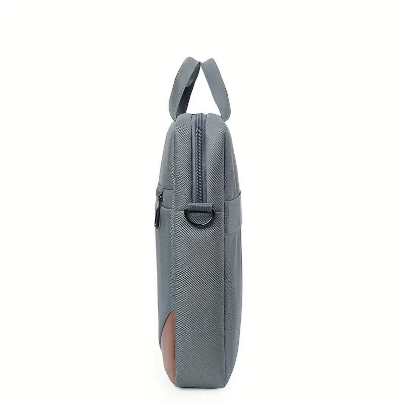 Geanta laptop profesionala, cu curea de umar ajustabila, sistem de protectie, design simplu, neagra