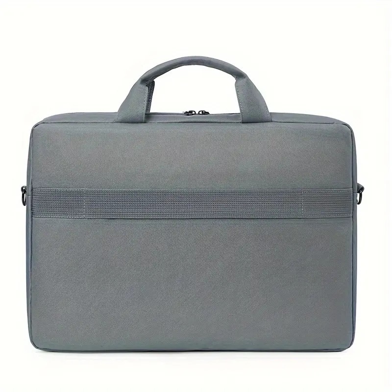 Geanta laptop profesionala, cu curea de umar ajustabila, sistem de protectie, design simplu, neagra