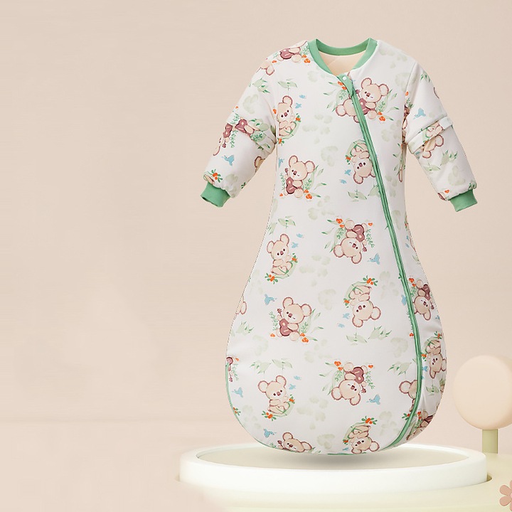 Sac de dormit U, sac de dormit cu reglare a temperaturii, 0-9 luni, portocalie, set antikick