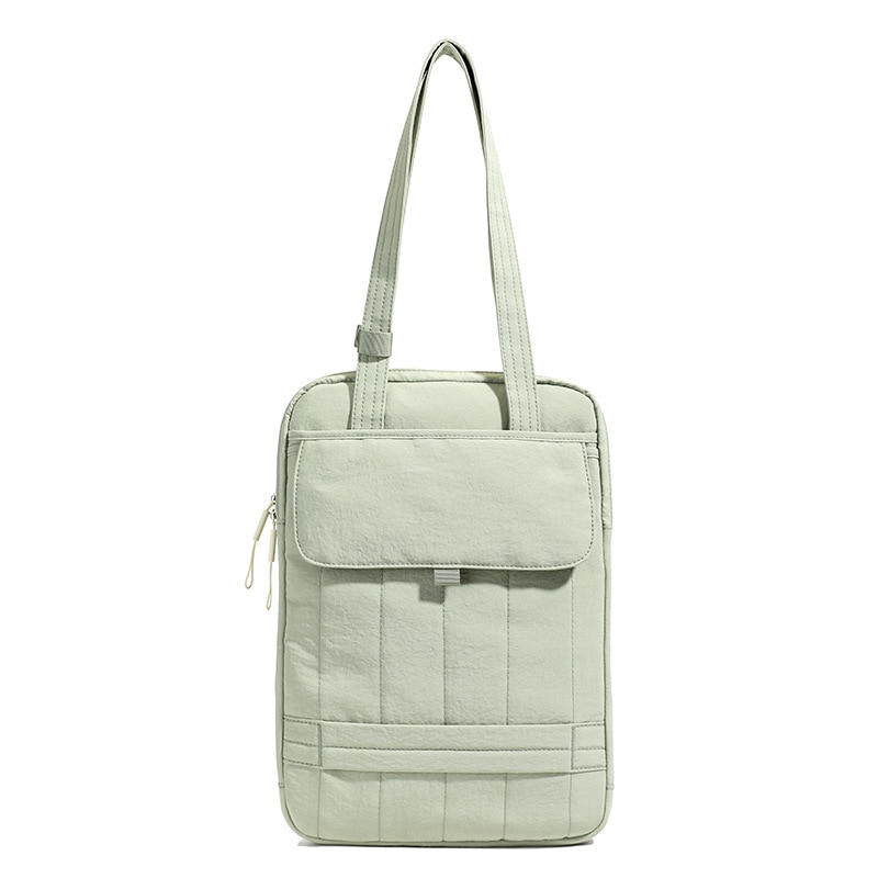 Geanta laptop, 15 inch, design business, verde inchis, impermeabila, usor de transportat
