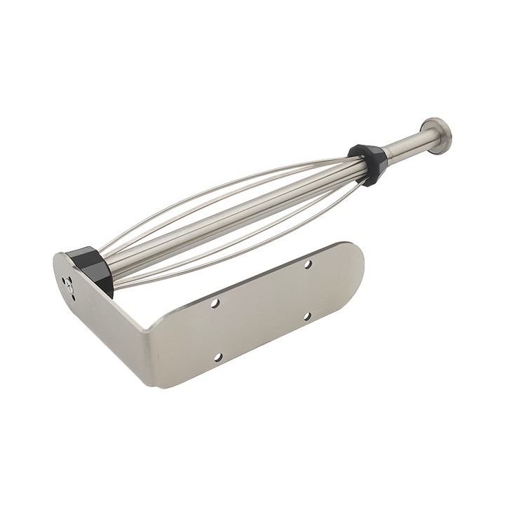 Suport servetele, inox 304, design inovator, montare usoara, argintiu