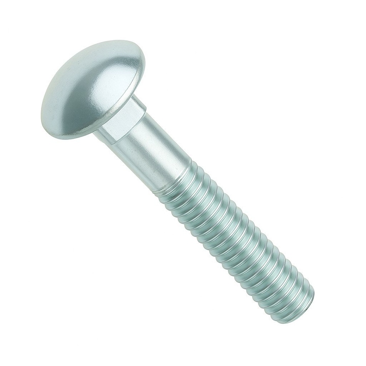 Комплект 25 бр - Болт с полуобла глава DIN 603 4.6 M16x360 поцинкован