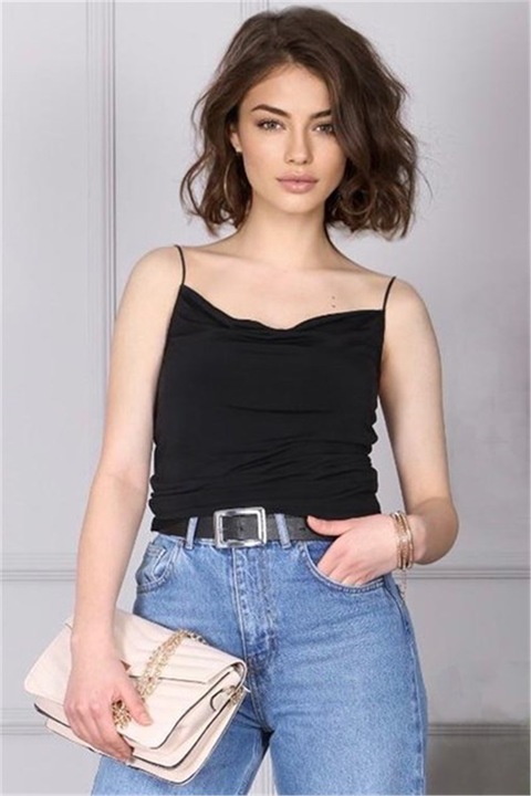 Atléták és bodyk, Poliészter, Madmext, 302028, Fekete, S