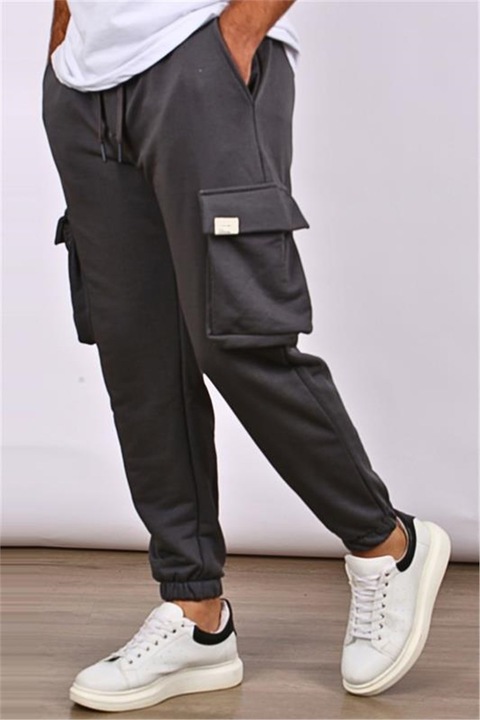 Férfi nadrágok, Poliészter, Madmext, 385618, Szürke, M