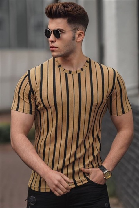 Мъжки тениски, Еластан, Madmext, 306019, визион