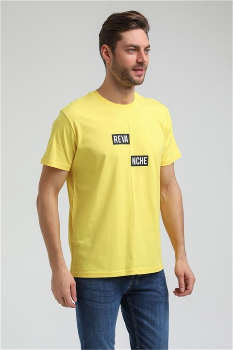 Férfi pólók, Pamut, New World Polo, 371567, Sárga