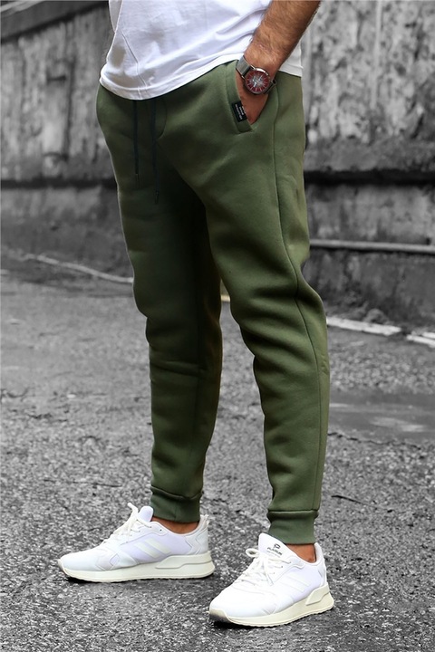 Férfi nadrág, Gyapjú, Madmext, 290331, Zöld