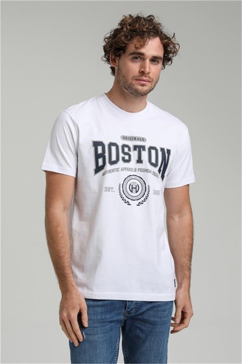 Férfi pólók, Pamut, New World Polo, 371582, Fehér