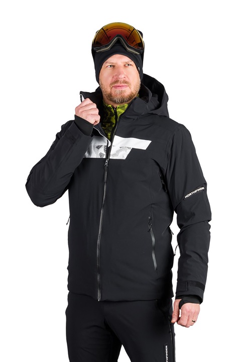 Geaca schi tehnica 2L 10K/10K barbati Volos, Negru