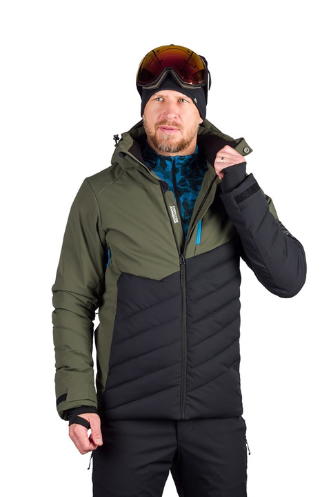 Geaca schi 2L 10K/10K barbati Zygmunt, Negru/Kaki