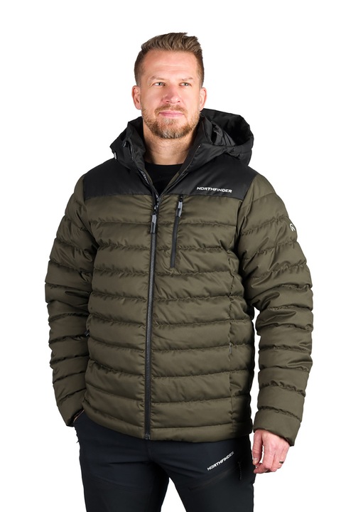 Jacheta sport 2L 5K/5K barbati Milosh black, Negru/Kaki