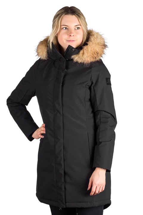 NORTHFINDER, Зимно яке Laney с джобове и цип, Черен