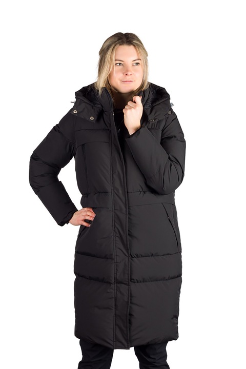 NORTHFINDER, Зимно яке Evelynn с цип, Черен