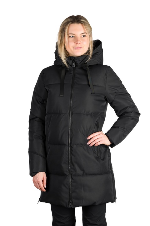 NORTHFINDER, Късо яке Arya с качулка, Черен