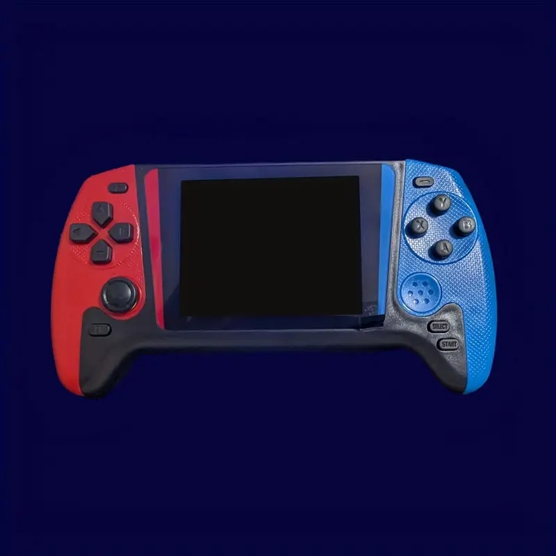 Consolă portabilă Retro-Bit, 500 jocuri, ecran HD 3.5 inch, baterie reîncărcabilă 1200 mAh, dimensiune 16 cm