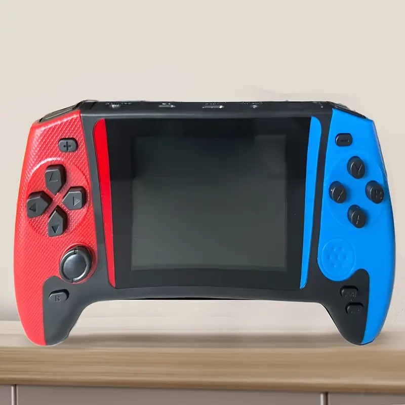 Consolă portabilă Retro-Bit, 500 jocuri, ecran HD 3.5 inch, baterie reîncărcabilă 1200 mAh, dimensiune 16 cm