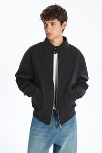 LC WAIKIKI, Jacheta cu guler mediu, Negru, 2XL