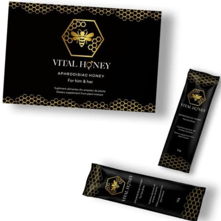 Vital Honey, LoveCherry, miere afrodisiaca, 12 plicuri, pentru EL & EA, naturala