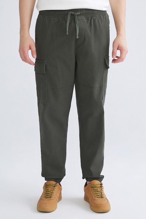 LC WAIKIKI, Pantaloni cargo jogger, Gri inchis