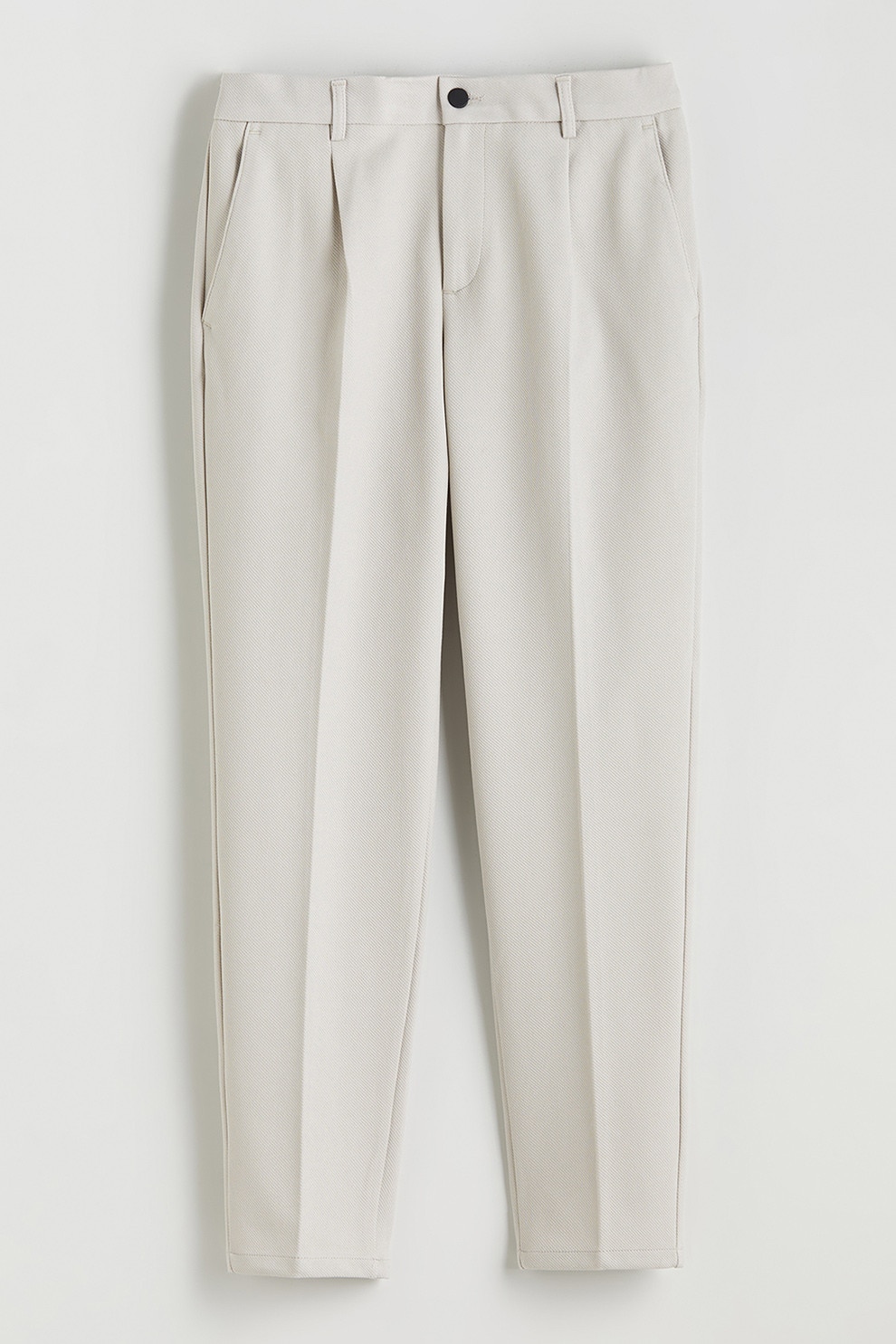 LC WAIKIKI, Pantaloni eleganti regular-fit cu aspect texturat, Bej deschis, 28