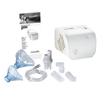 Nebulizator aparat aerosoli Neb 100 MICROLIFE cu kit de nebulizare si masca pentru adult si copil Nebulizator aparat aerosoli Neb 100 MICROLIFE cu kit de nebulizare si masca pentru adult si copil