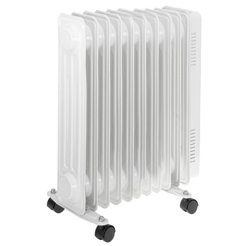Radiator ulei 9 elemente, ADLER, 2000W, alb, 41x24x55cm - eMAG.ro