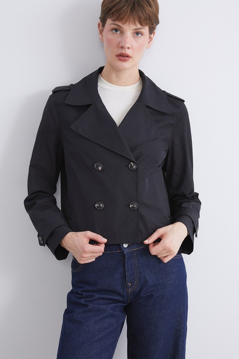 LC WAIKIKI, Jacheta scurta cu nasturi, Negru