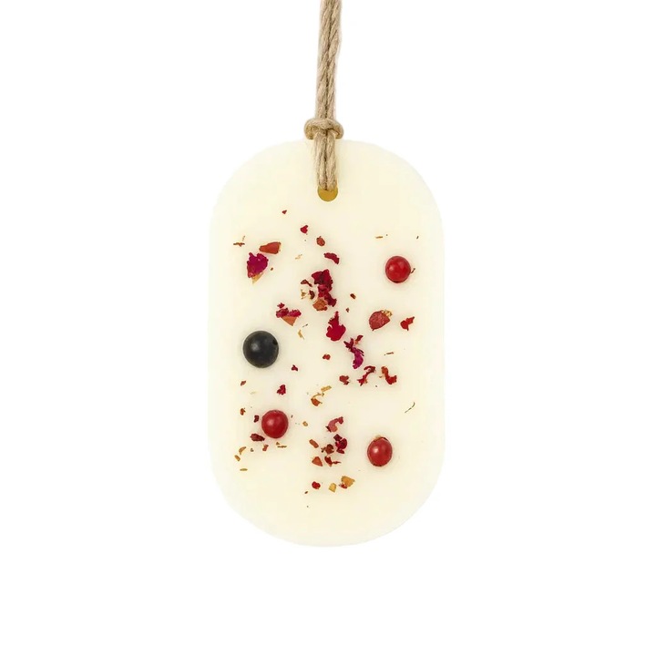 Lunera szekrényillatosító – Rózsa & Rózsabors - Ovális, kézműves, illatosított viasz, illatviasz olvadék, természetes viasz, 25g