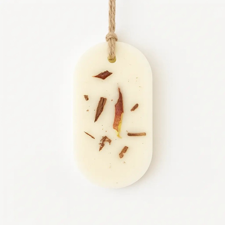 Lunera szekrényillatosító – Sült alma és fahéj - Ovális, kézműves, illatosított viasz, wax melts, természetes viasz, 25g