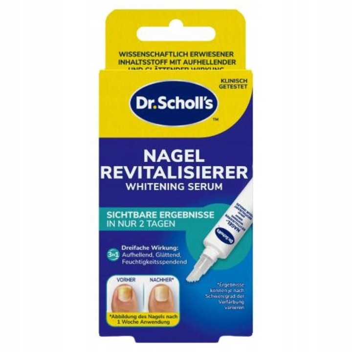 Serum revitalizant pentru unghii, 10 ml, formula 3 in 1, imbunatateste aspectul, hidrateaza Scholl's