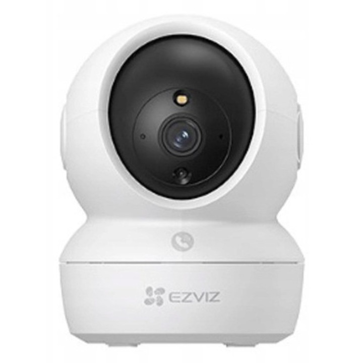 Kamera IP Ezviz H6C 2K, kültéri, Wi-Fi, 360°-ban forgatható, fehér, 88x88,2x119mm, szerelőkészlet mellékelve