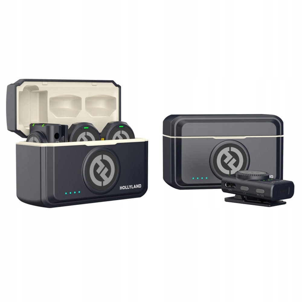 Microfon wireless Hollyland Lark M2, set cu 2 microfoane lavalier