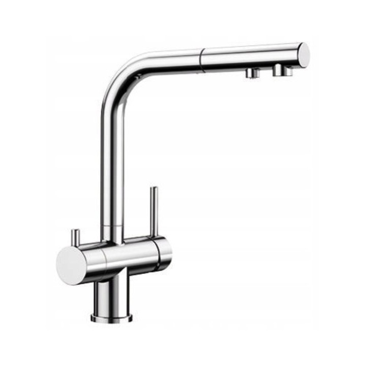 Baterie sanitara BLANCO Fontas-S II, cromata, 3 in 1, cu duza retractabila, 35mm