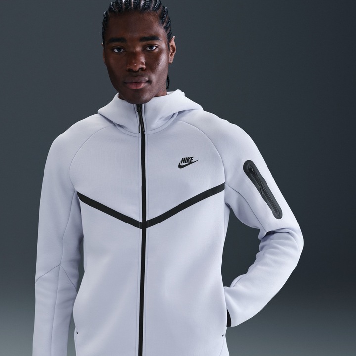 Hanorac Nike M NK Tech Fleece Fz Wr Hoodie, Alb