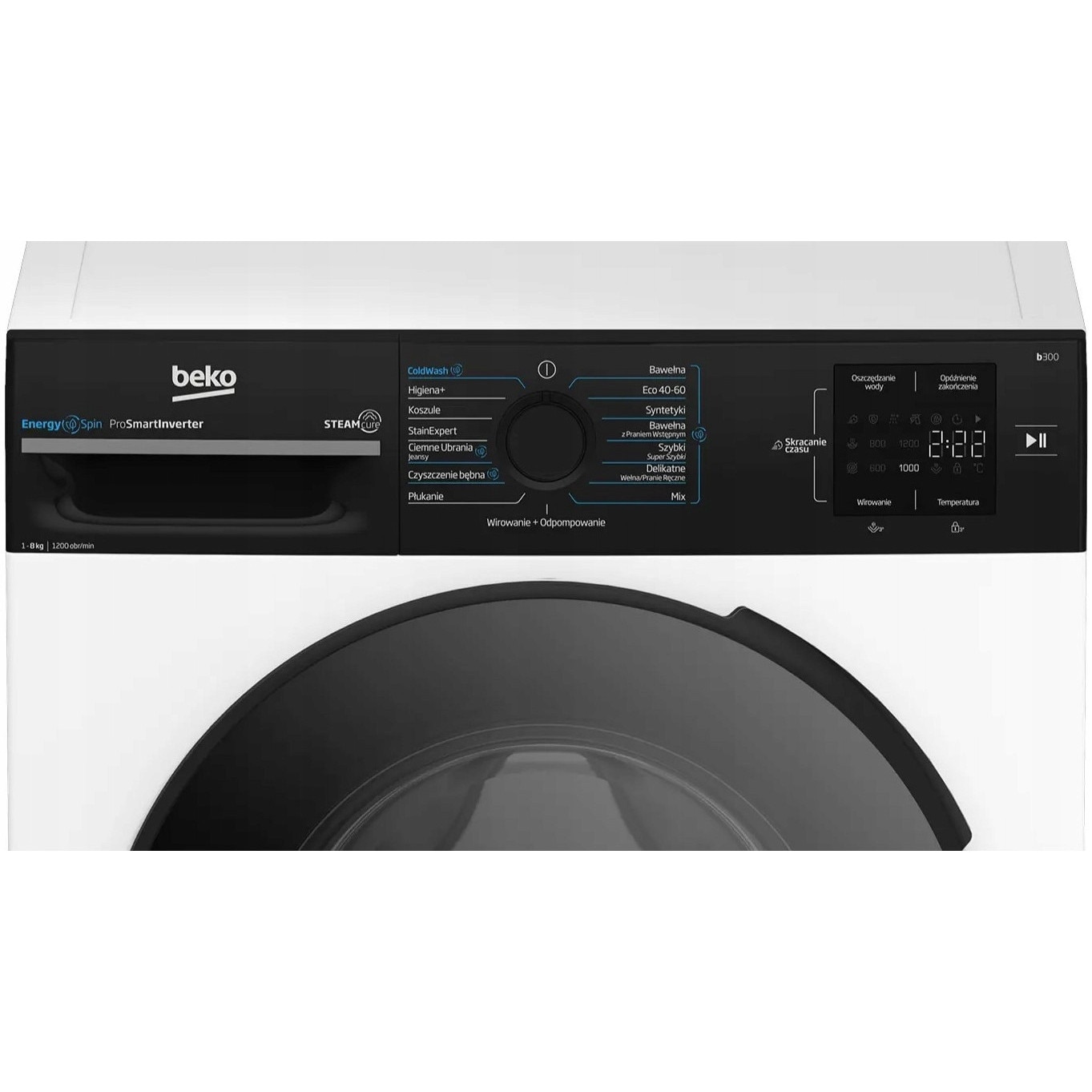 Masina de spalat rufe Beko 8kg 1200 obr/min alb 60cm