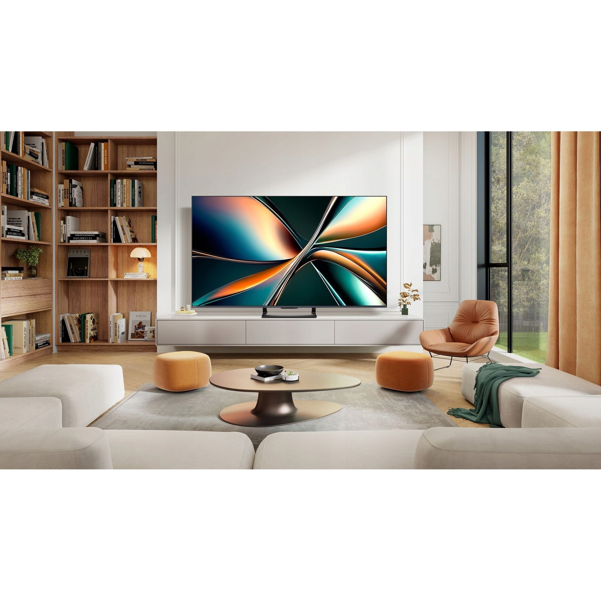 Televizor QLED 55" 4K 144Hz, Dolby Vision, Dolby Atmos, negru