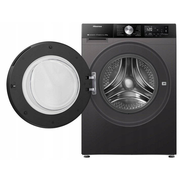 Пералня със сушилня HISENSE WD3S8045BT3, 8/5 кг, титан, 51x59.5x84.5 см