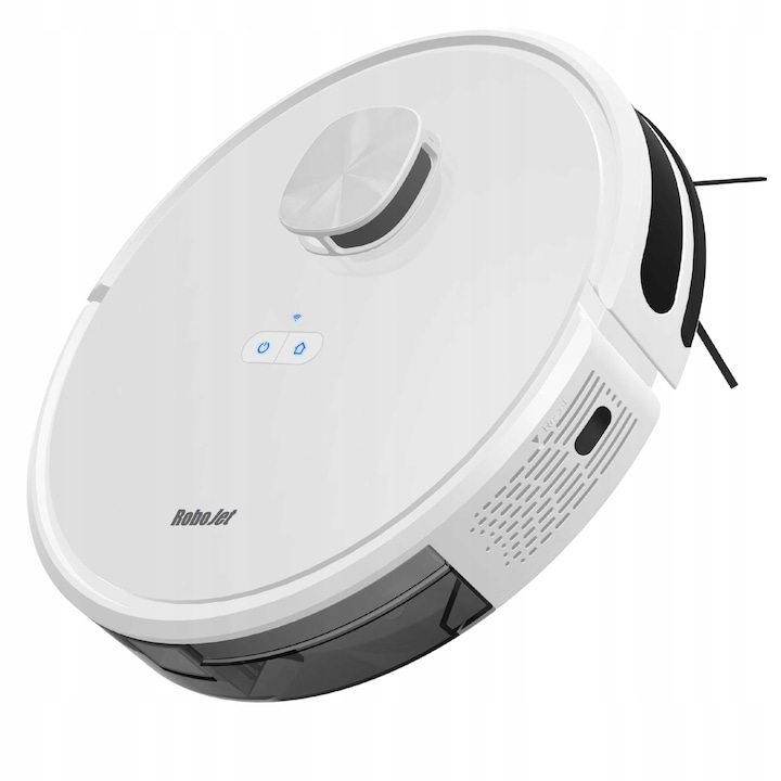Робот прахосмукачка RoboJet X-One 2, 3000 Pa, 150 мин автономност, бял, пълен комплект